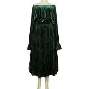 NORMA KAMALI Velvet Midi Dress